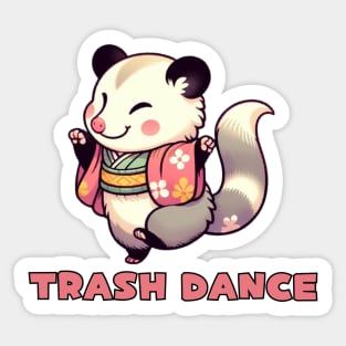 Dancing possum Sticker